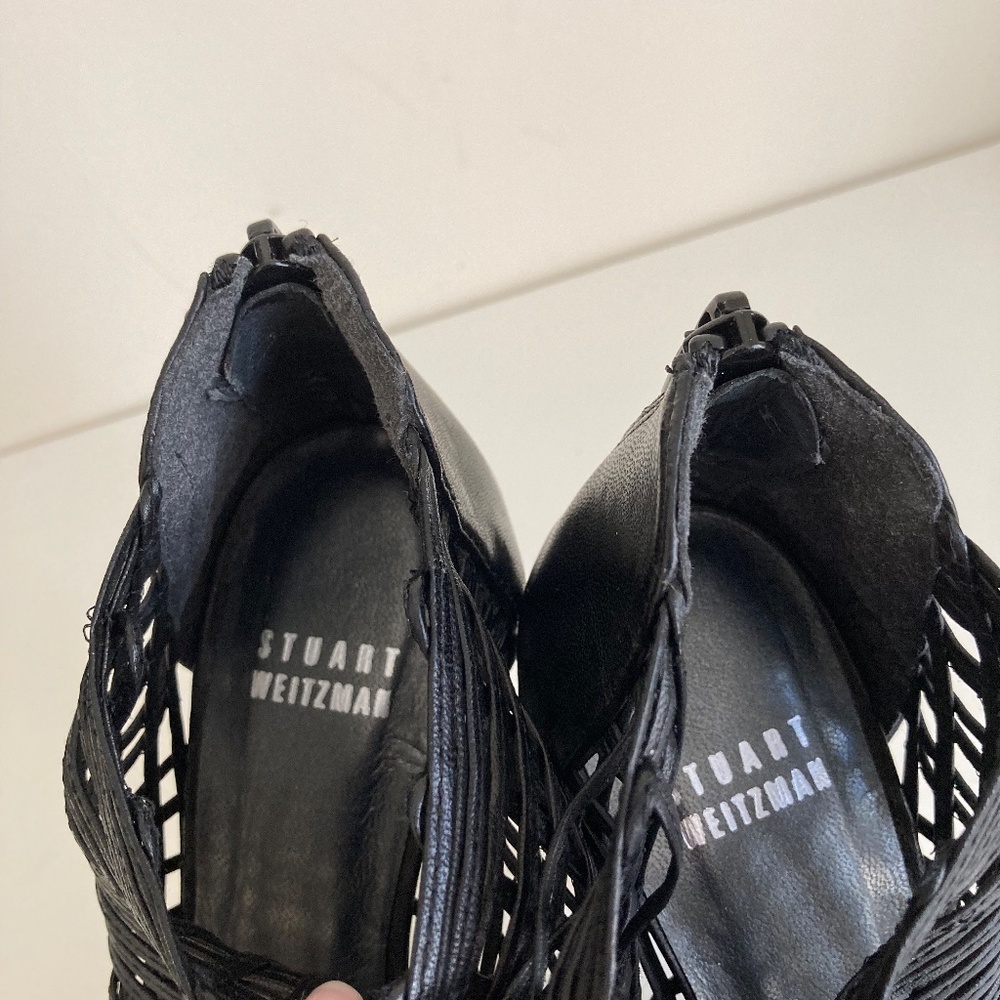 Stuart Weitzman Open Toe Booties - image 6